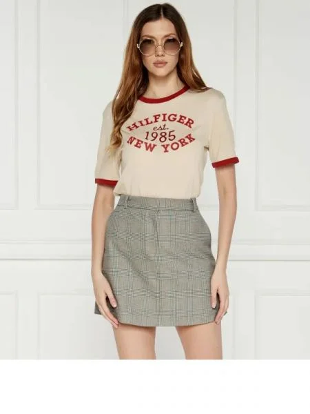 Tommy Hilfiger Tricou VARSITY bej