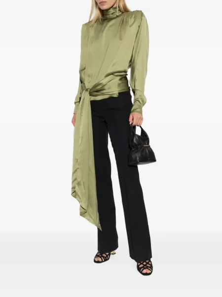 Bluză Balmain cu legături verde