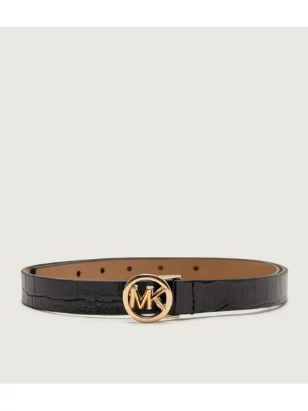Michael Kors Curea de piele negru