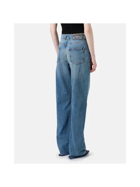 Iceberg jeansy high waist niebieskie