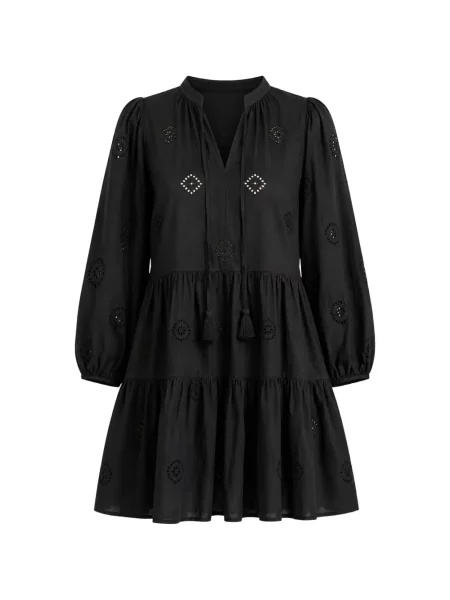 Rochie midi Seafolly cu broderie negru