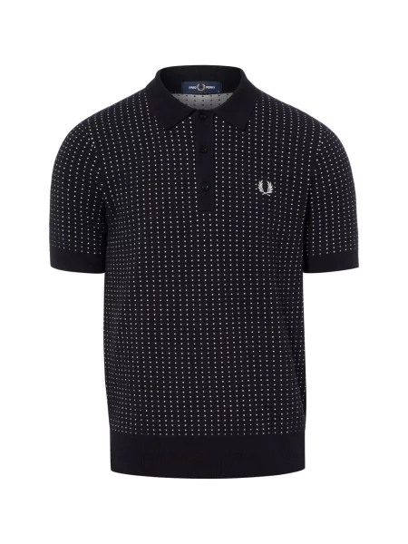 Fred Perry koszulka frotte Mężczyźni S czarny
