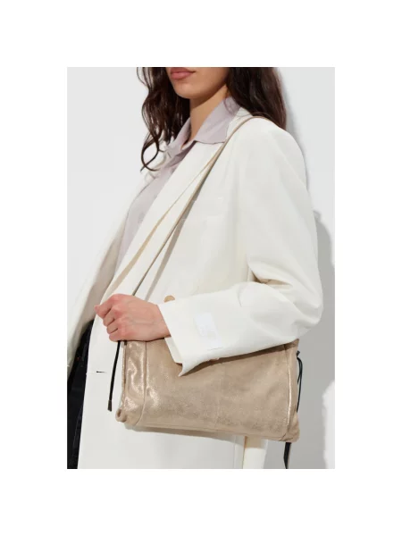 Torebka Maison Margiela skórzana żółta