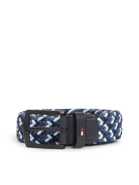 Tommy Hilfiger Curea pentru Bărbați Bleumarin albastru
