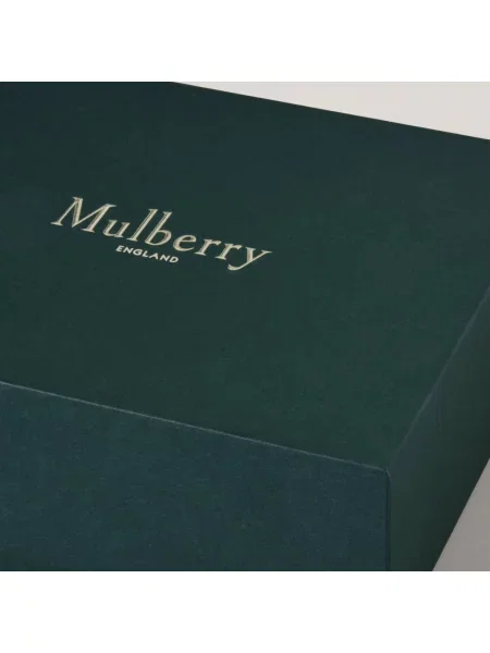 Rękawiczki Mulberry skórzane brązowe