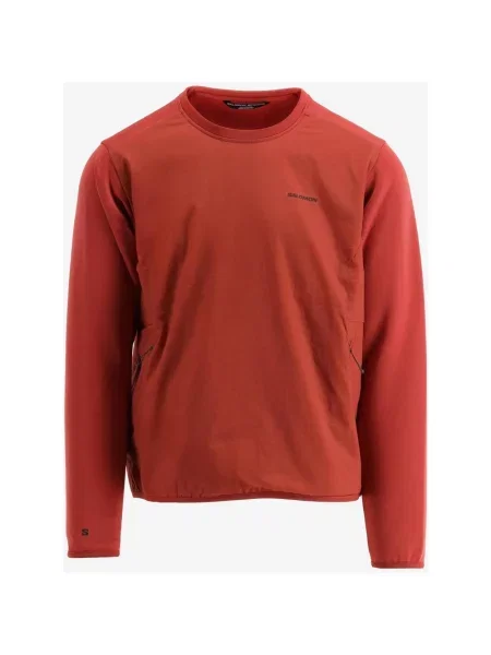 Bluza Salomon Outline Hybrid Warm Naranja Intenso S pomarańczowa