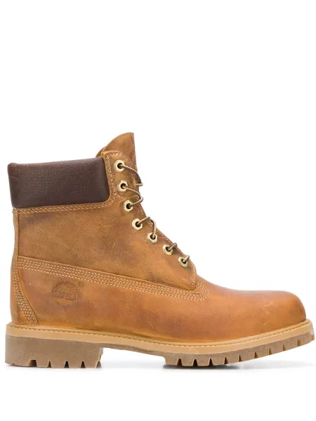Cizme scurte Timberland cu șireturi din dantelă