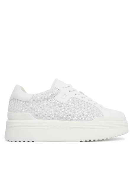 Sneakersy Bogner białe