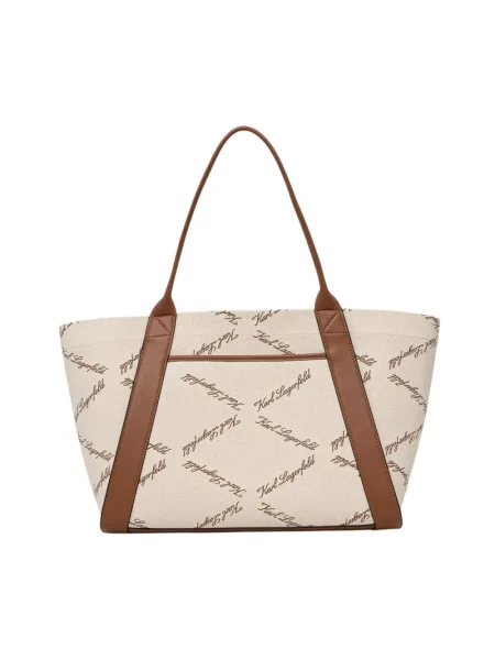 Karl Lagerfeld torebka tote K/VILLE brązowa