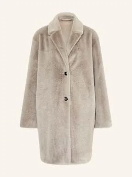 Lilienfels Płaszcz Ze Sztucznego Futra grau szare