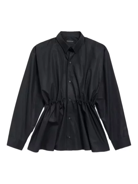 Mała mały sukienka koszulowa Balenciaga garniturowa czarna
