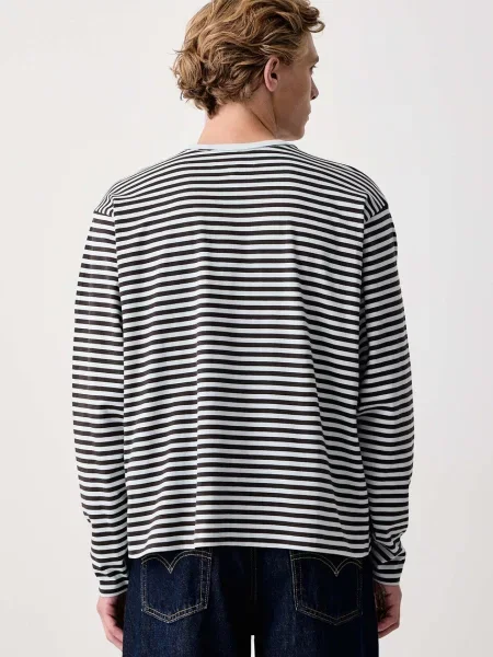 Тениска с дълъг ръкав Rag & Bone синьо