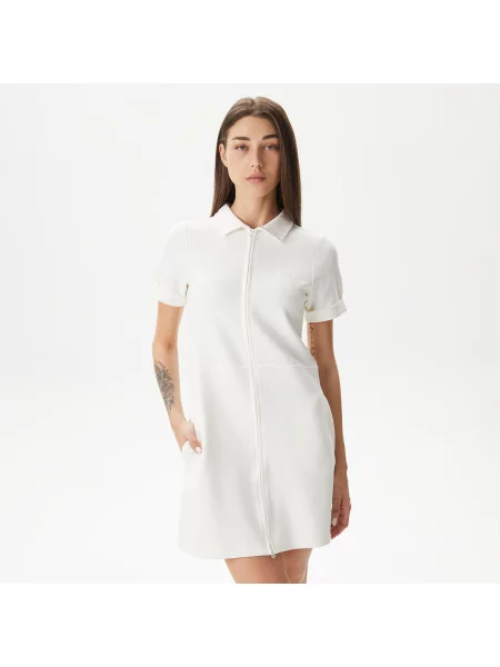 Lacoste Sukienka Lacoste beżowa