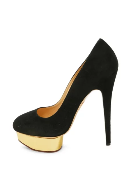 Pantofi cu toc Charlotte Olympia cu platformă negru