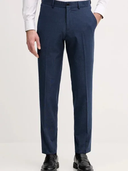 Hlače Sisley mornarsko modra