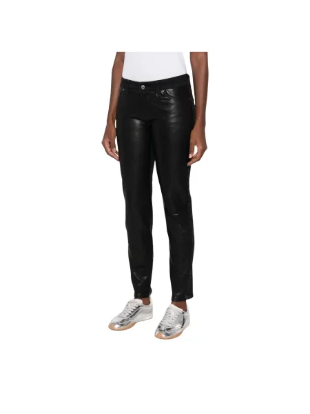 Skinny spodnie 7 For All Mankind czarne