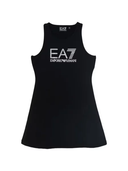 Sukienka dziecięca Ea7 Emporio Armani czarna