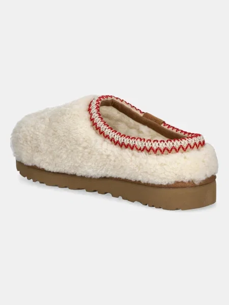UGG kapcie Tasman Maxi Curly beżowe