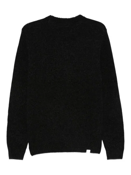 Lung hanorac crewneck Anerkjendt cu decolteu rotund negru