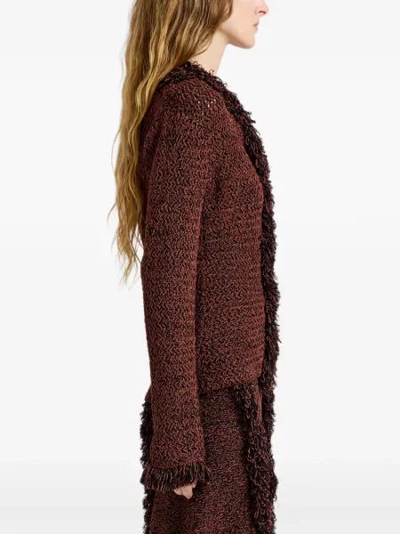 Top Proenza Schouler din jacard maro