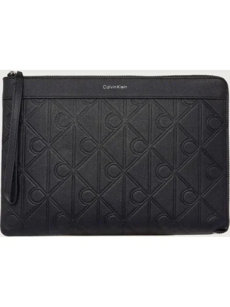 Geantă Calvin Klein din piele negru