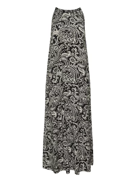 Kaffe Rochie de vară KABella gri deschis negru