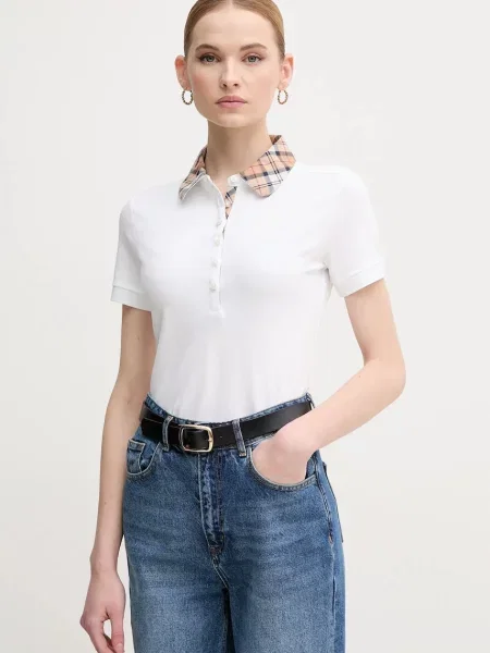 Tricou Barbour alb