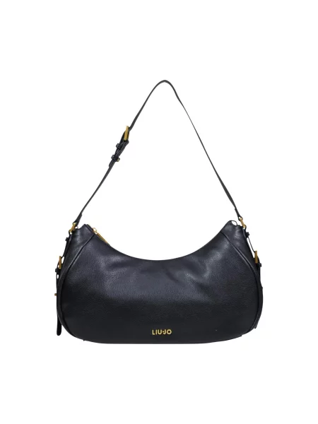 Torebka hobo Liu Jo skórzana czarna