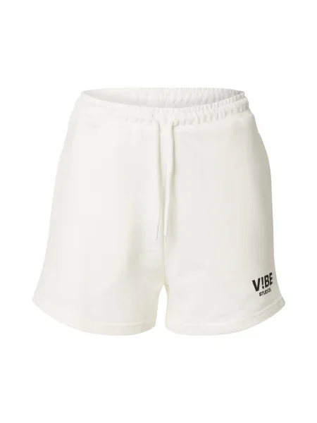 V!BE STUD!OS Pantaloni alb