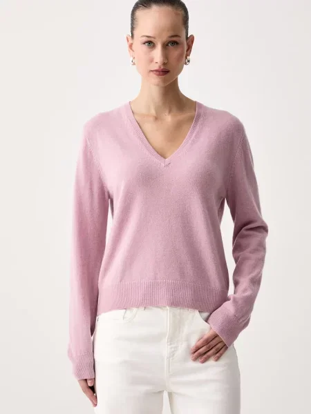 United Colors of Benetton pulover pentru femei din lână roz