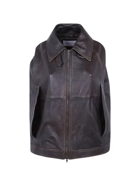 Geanta de piele 7 For All Mankind maro