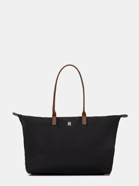Tommy Hilfiger kabelka typu shopper dámska čierna
