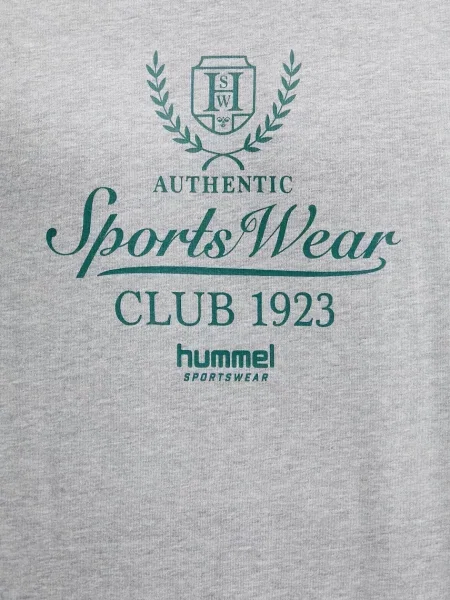 Кофта Hummel з принтом сірий