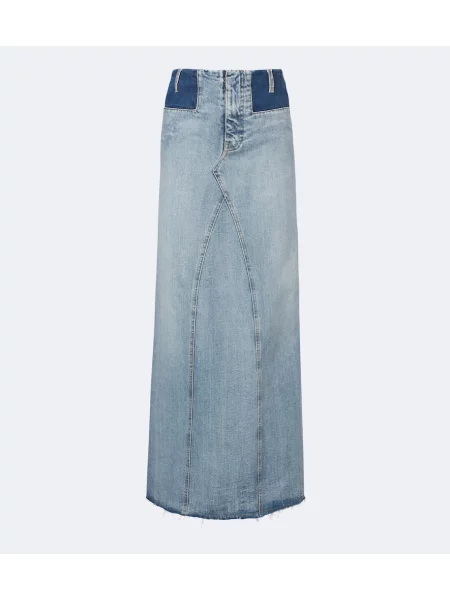 Fustă din denim Maison Margiela albastru