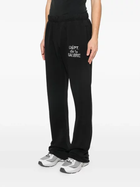 Pantaloni Gallery Dept. cu imagine negru