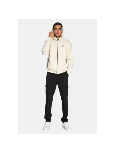 Bluza rozpinana Emporio Armani Ea7 beżowa