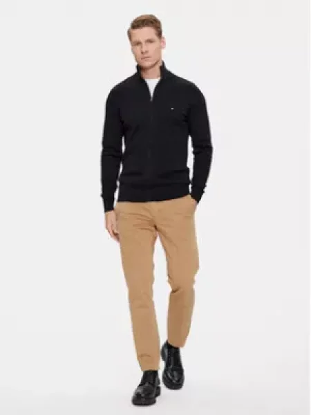 Kašmírový svetr Tommy Hilfiger černý