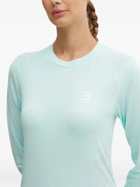 Tricou Compressport cu imagine albastru
