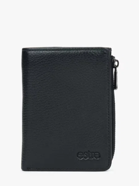 Estro Портмоне Шкіра чорний