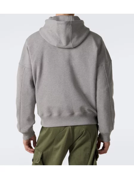 Hanorac cu glugă Loewe din fleece gri