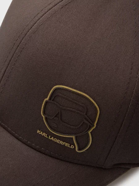 Кепка Karl Lagerfeld коричнева