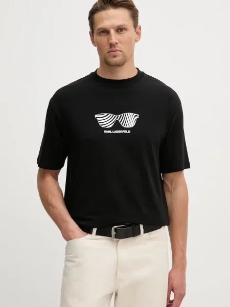 Karl Lagerfeld tricou negru