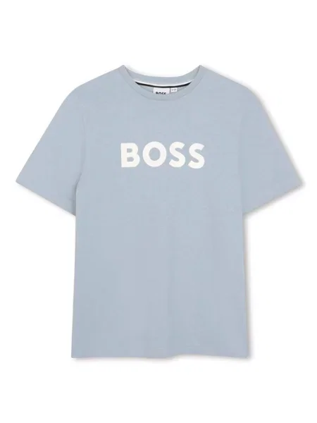 BOSS T-Shirt Błękitny niebieska