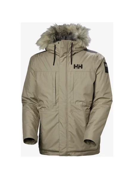 Kurtka Helly Hansen Coastal Parka Jasnoszary S zielony