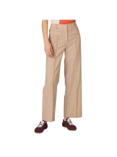 Spodnie Paul Smith wełniane brązowe