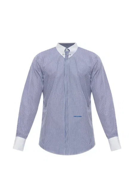 Cămașă Dsquared2 cu dungi albastru