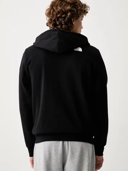 The North Face кофта на застібці з капюшоном з бавовною Box Regular