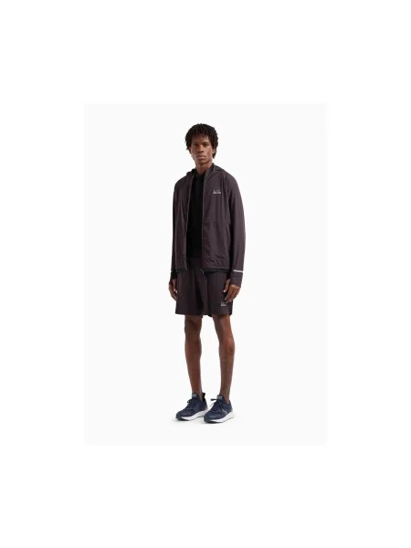 Mikina Emporio Armani hnedá