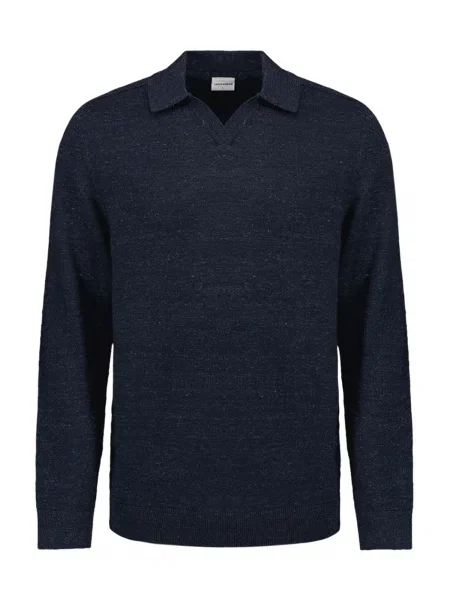 No Excess Pulover bleumarin alb