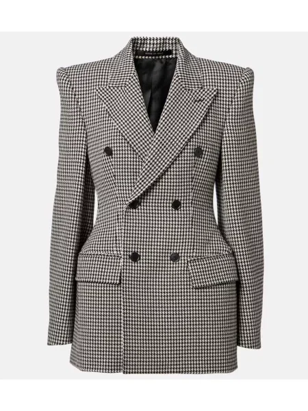 Sacou Balenciaga de lână negru